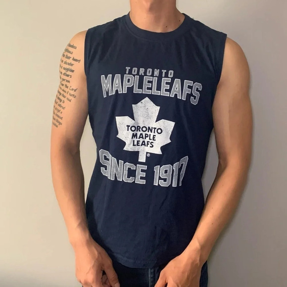NHL calhoun sportswear Toronto Maple Leafs Mens tank top SIZE SM - Picture 1 of 10